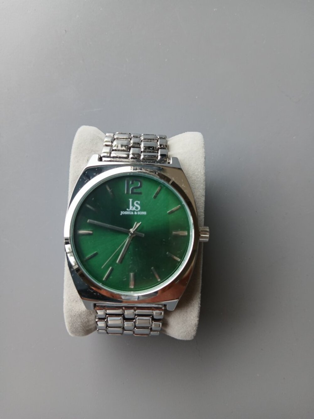 Joshua & Sons - NY Jets Green and Steel Watch
